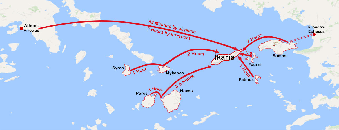 Travel Ikaria - Flight Ferryboat Schedules, Book Tickets, & Find Information