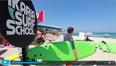 Ikaria Surf School Vimeo Video Intro